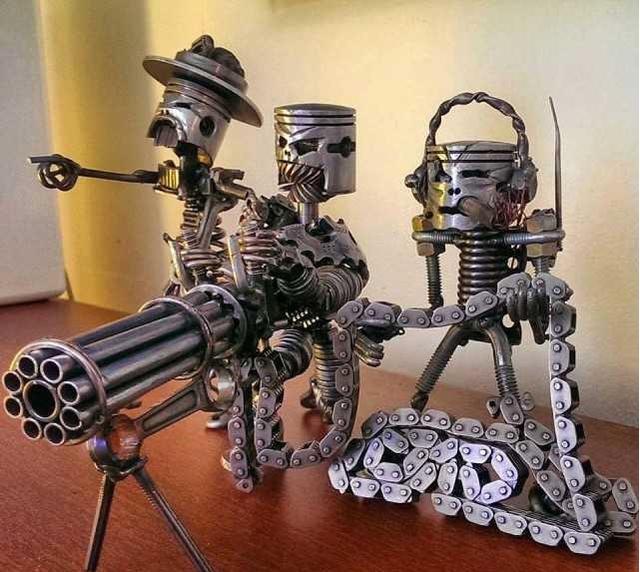 廢舊機(jī)械零件在大神手里變廢為寶